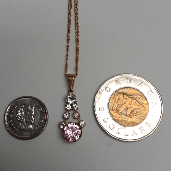 14K Gold Plated Earrings & Necklace Set - Picture 7 of 11